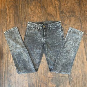 American Apparel Black Wash Jeans Slim Slack 26